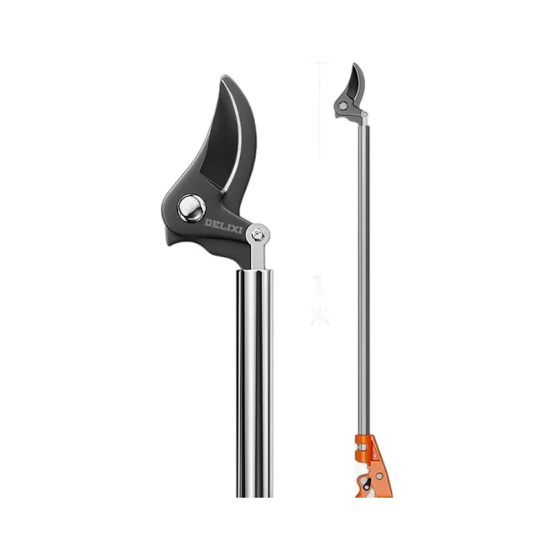 2-in-1 Extendable Tree Pruner & Pole Saw – Telescopic Stainless Steel Lopper Shears for High Branch Trimming, Fruit Tree Pruning Tool for Garden